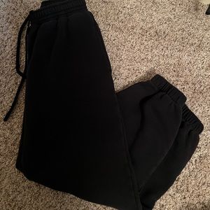 H&M black sweatpants in size S